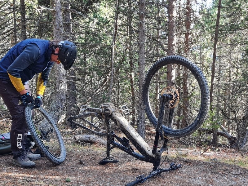 reparation mecanicien vtt velo en foret 1
