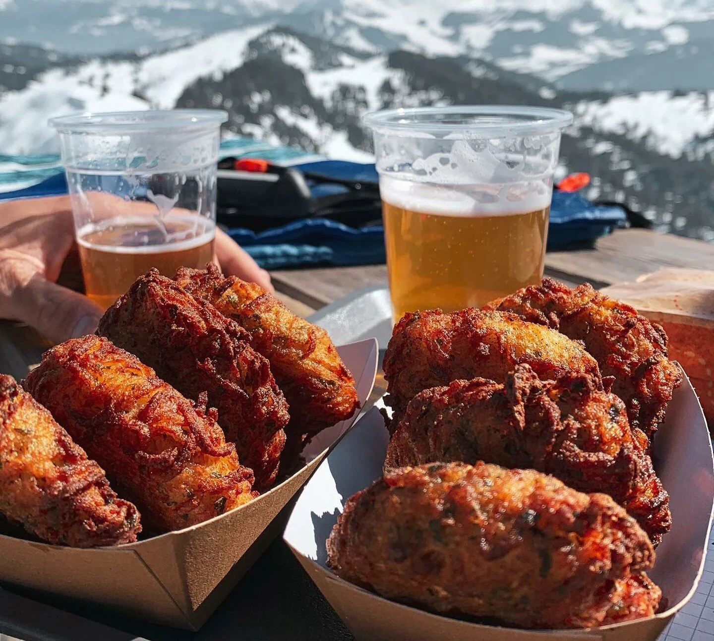 beignets patates foodtruck bivouac giettaz