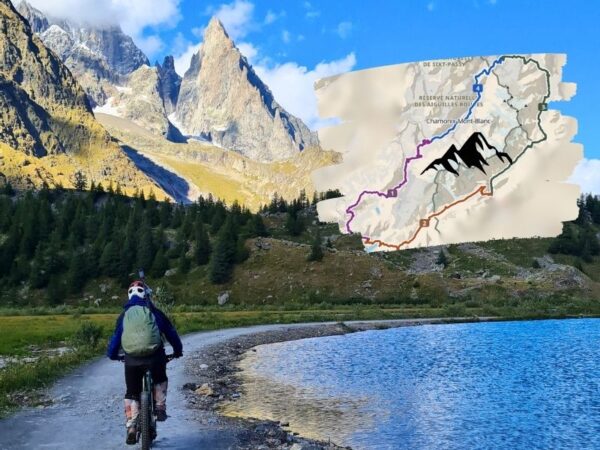 carte et programme préparation stage tour du mont blanc en vtt electrique