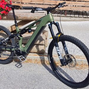 one77 tm cube enduro electrique vtt occasion coté chaine derailleur